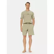 Emporio Armani Underwear Pižama EM000400 AF18890 U8046 Zelena Regular Fit