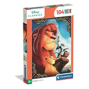 Disney+Levji+kralj+104-delna+supercolor+sestavljanka+-+Clementoni