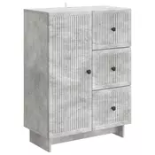 Kreveta Betonska siva 66 x 34,5 x 90 cm Konstruirano drvo