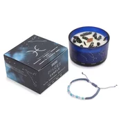 Zodiakalna kristalna sveča z energijsko zapestnico – RIBI - Majhna pozornost - Dan žena - Birma