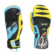 Smučarske rokavice Level SQ CF Mitten yellow blue - 8.0