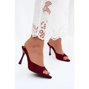 Sandali s peto Boto Cherryssa Bordeaux