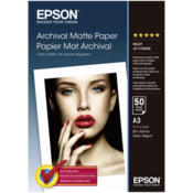 Epson Archival Matte Paper A 3, 50 Sheet, 189 g S 041344