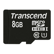 TRANSCEND MicroSDHC kartica 8GB Premium, Class 10 UHS-I 300x, bez adaptera
