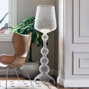 Kartell Kabuki - Talna svetilka LED, prozorna - Dnevna soba/jedilnica - Dizajn - prozorno - Plastika