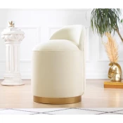 Atelier del Sofa Tabure 50x45cm, Krem