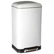 Five koš za smeti, metal bela, 30l