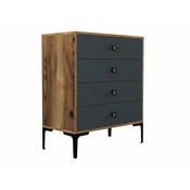 Komoda Kailua 771 (Oreh + Anhtracite) Antracit, Oreh, S predali, 91x76x40cm