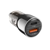 XO CC58 punjac za automobil s USB i Type-C prikljuccima, 95 W, PD brzo punjenje, CRN