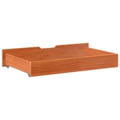 Ladice ispod kreveta 2 kom voštano smede 95x55x17cm od borovine