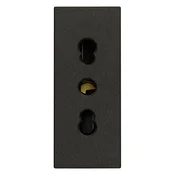 VIMAR LINEA PRIKLJUČNICA TAL. 16A ŠUKO 2P+E ČRNA VI30203.G