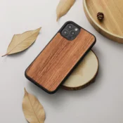 Infostyle Ovitek Wood za iPhone 14 Rjava/PC + TPU silikon