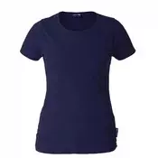 Ženska majica s kratkimi rokavi, 180g/m2, temno modra, "2xl", ce, odprta