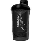 Prom-In Shaker We Build Your Health 600 ml, prozorno črna