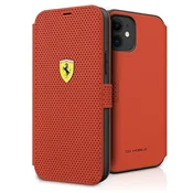 Ferrari Ferrari On Track Perforated preklopna maska za iPhone 12 mini (5.4) - Crvena