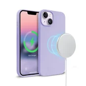 shumee Crong Color Cover Magnetic - iPhone 14 Plus MagSafe Case (vijolična)