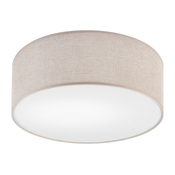 Plafonska lampa MONTE 1xE27/60W/230V, precnik 35 cm, bež