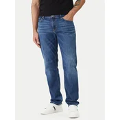 Guess Jeans hlače M6GAN2 D0755 Modra Slim Fit
