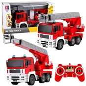 slomart AnP-29707 Daljinsko voden gasilski avtomobil LEAN TOYS z dvižno košaro (1:20)