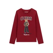 Guess Bluza J6BI12 K5793 Bordo rdeča Regular Fit