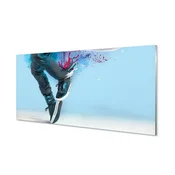 tulup.si Stenska plošča za kuhinjo Noge barvita ciapki 140x70 cm