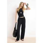 Trendyol Milla ženske pantalone Twoss26Pl00121, crna-crna