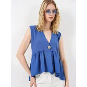 Bigdart Bluza Blusen progasto modra
