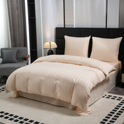 Hotelska posteljnina iz mikrovlakna JASMINE šampanjec - črta 2 cm Dimenzije posteljnine: 70 x 90 cm | 140 x 220 cm