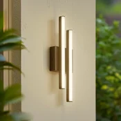 Lindby LED-stenna svetilka za zunanjo uporabo Abelia, črna, aluminij, nerjaveče - Sodobni - črna, bela