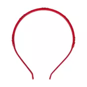 Salvatore Ferragamo - engraved logo headband - women - Red