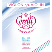 Set strun za violino 3/4 in 1/2 Corelli New Crystal