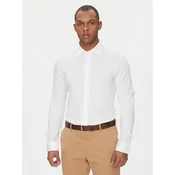 BOSS Srajca Mysoft 50519748 Bela Slim Fit
