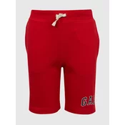 Red Boys Shorts Sweatpants Logo GAP