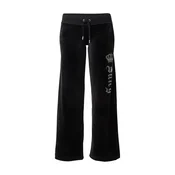 Juicy Couture Spodnji del trenirke Gothic Crown JCBBJ126806 Črna Straight Leg