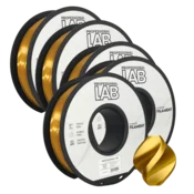 Professional Lab 5x Silk PLA zlata Filament 1.75mm - Professional Lab Sijajni Filament za 3D Tisk (1kg Kolut)