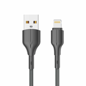 LDNIO USB data kabal LS851 Lightning 1m/ crna