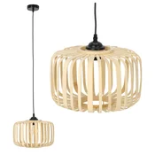 Stropna svetilka Boho 1xE27 30cm Črna viseča svetilka