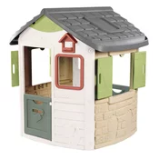 Domček s kŕmidlom pre vtáčiky Jura Lodge Playhouse Life Smoby rozšíriteľný 2 dvere a 2 okná s okenicami s UV filtrom od 24 mes - model 2025 SM810504