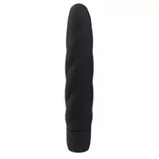 Črn silikonski vibrator