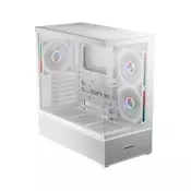 LC Power Midi kućište - 812 W - Quartz Vision LC-812W-ON