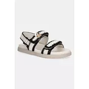 STEVE MADDEN Sandali Mona  črna / bela