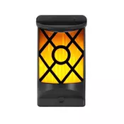Solarna zidna LED lampa sa efektom plamena