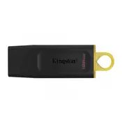 KINGSTON 128GB USB3.2 Gen1 DT Bk+Yellow DTX/128GB