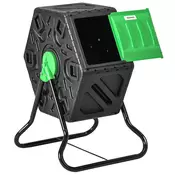 Homestar Posoda za kompost 65 litrov 60x49x77 cm črna