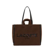 LACOSTE Nakupovalna torba Heritage rjava