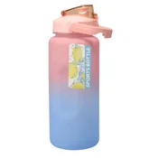 Excellent Houseware Športna steklenica MAXI 2 l, roza/modra