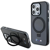 Bmw BMW Ring Stand M Collection MagSafe - Ohišje za iPhone 15 Pro Max (črno)