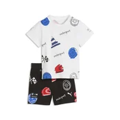 PUMA BMW M Motorsport Essentials Sportswear Tracksuit Toddlers, Sports, Black/Aop, 2-4M
