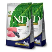 Farmina N&D dog GF ADULT MINI Lamb & Blueberry 2 x 7 kg