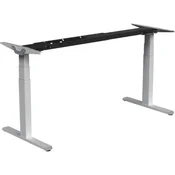 Podnožje za mizo EVO, električno nastavljiva, barva aluminija
